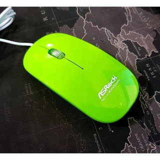 Chuột Có Dây ASROCK WIRED MOUSE Green