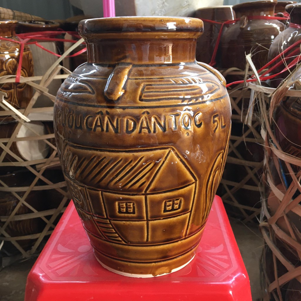 Chum - 5 lít - chum rượu cần - ché