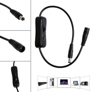 Công tắc nguồn DC 5.5mm 2.1mm 12V bật tắt nguồn lỗ cắm tiện dụng công tắc on off nguồn