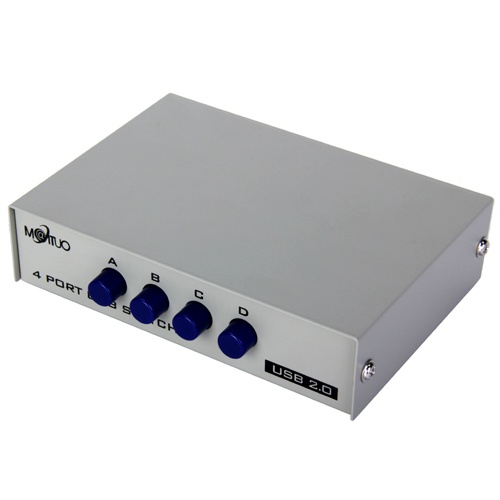Công Tắc Chuyển Đổi 4 Cổng Usb 2.0 Divide Cho Máy Scan - Màu Đen | BigBuy360 - bigbuy360.vn