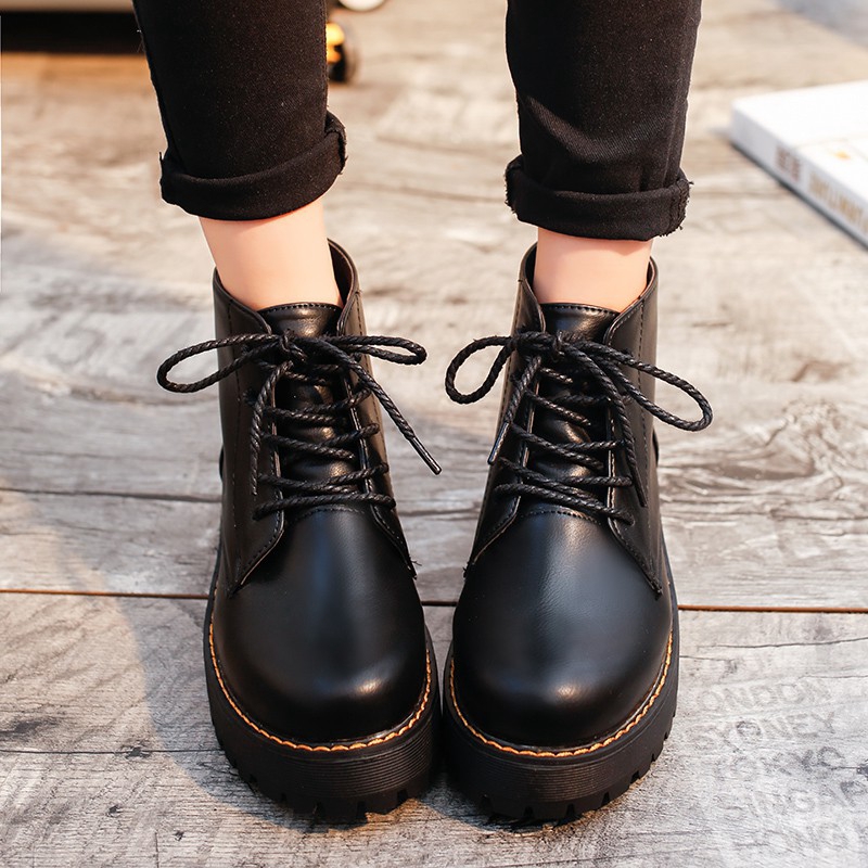 Giày Bốt Cao Gót Nữ Ulzzang Thời Trang Boots 8251817