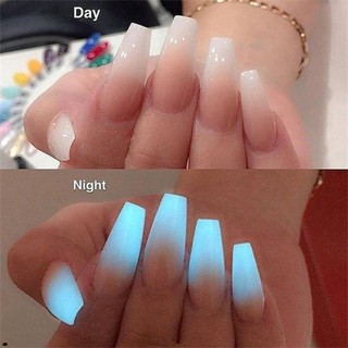 Sơn móng tay 12 màu dạ quang không độc hại