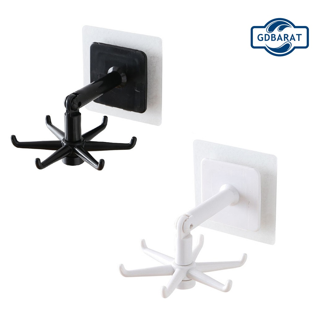 Giá Treo Đồ Xoay 360 Độ Đa Năng Tiện Dụng Cho Phòng Tắm / Nhà Bếp