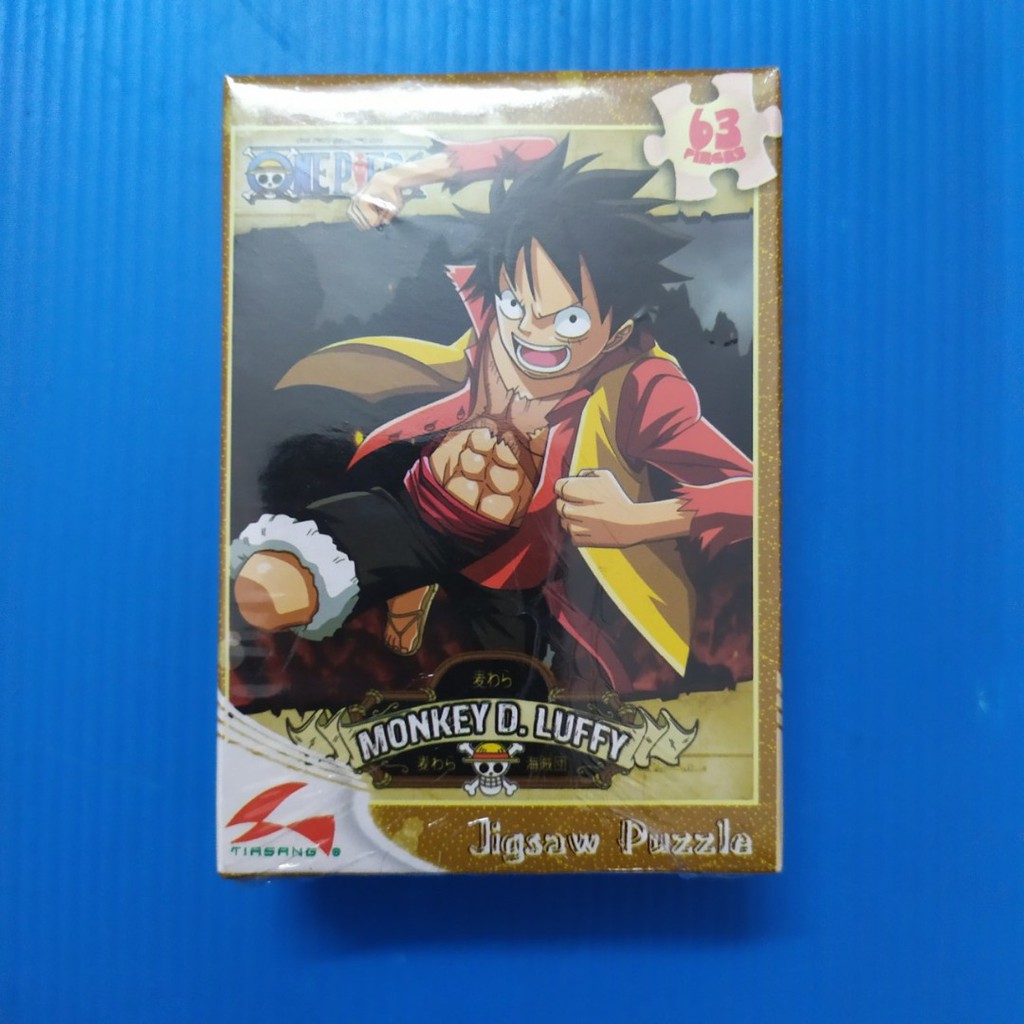 [Một hộp] Xếp hình ghép hình Puzzle tranh One Piece Luffy, Zoro, Ace - tranh Dragon Ball Goku, Vegeta