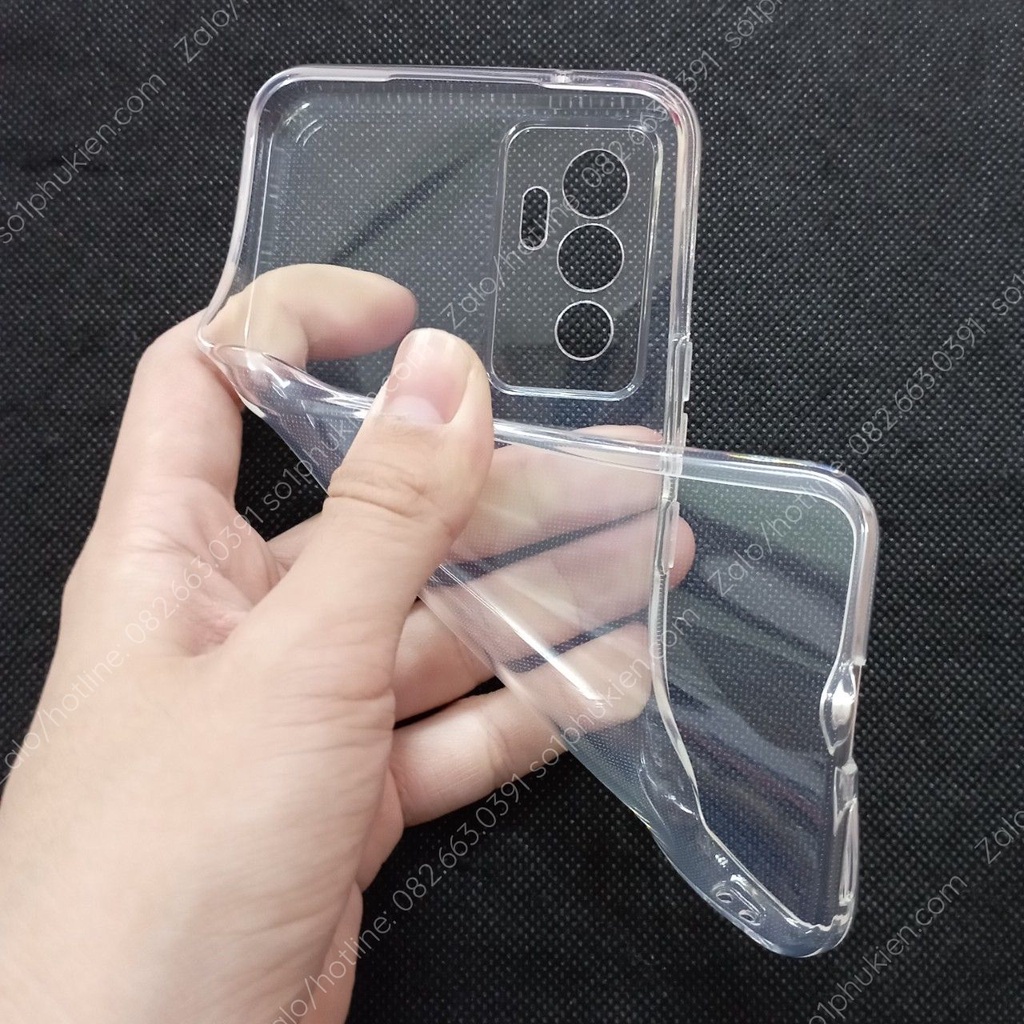 Ốp lưng Vivo V23E 5G  loại chống sốc, dẻo trong suốt bảo vệ camera bền đẹp