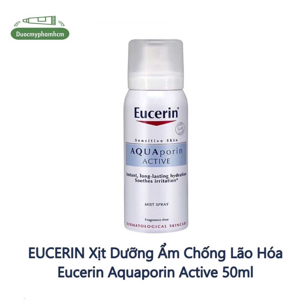 EUCERIN Xịt Dưỡng Ẩm Chống Lão Hóa Eucerin Aquaporin Active 50ml