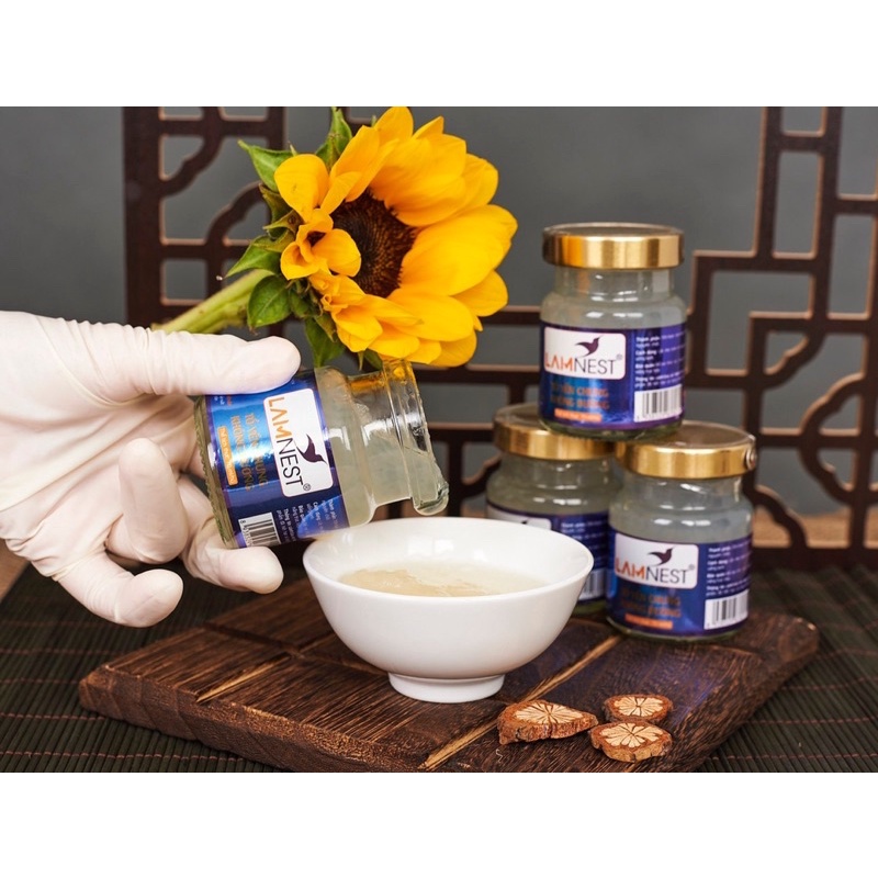 Tổ yến chưng không đường 28% yến - 5 hủ tặng 1 hủ