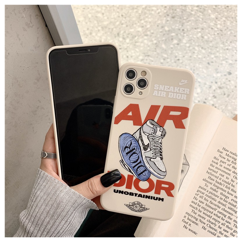 Ốp lưng IPhone cạnh vuông Nike.vs.Dior BVC  6/6plus/6s/6splus/7/7plus/8/8plus/x/xr/xs/11/12/13/pro/promax BVC835