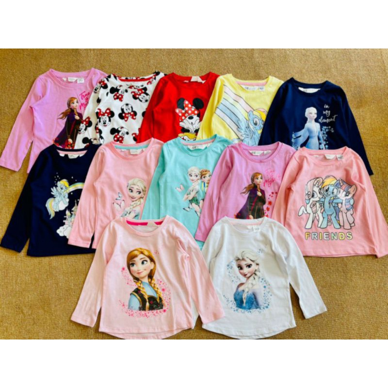 Áo thun dài tay HM cho bé gái