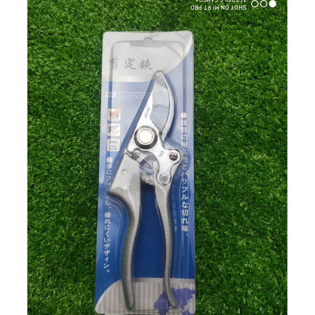 Kéo cắt cành cây, kéo tỉa cây cảnh cây ăn quả JAPAN thép Sk5 siêu Sắc