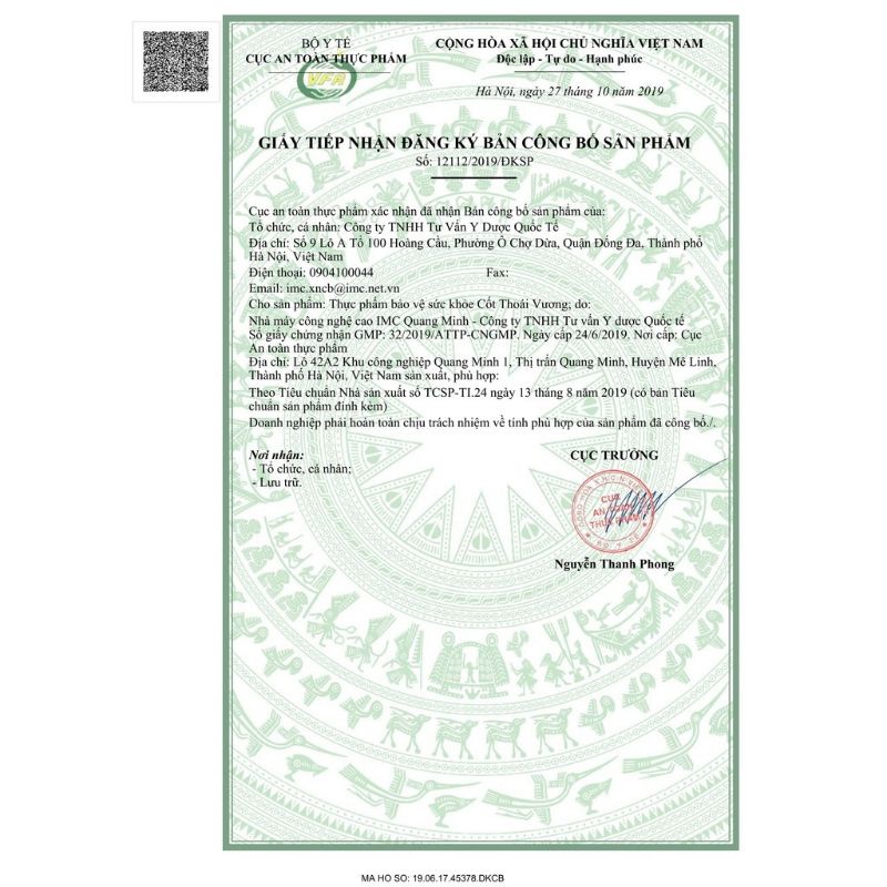 Cốt Thoái Vương (Hộp 30 viên) - Giúp cột sống khỏe mạnh hơn