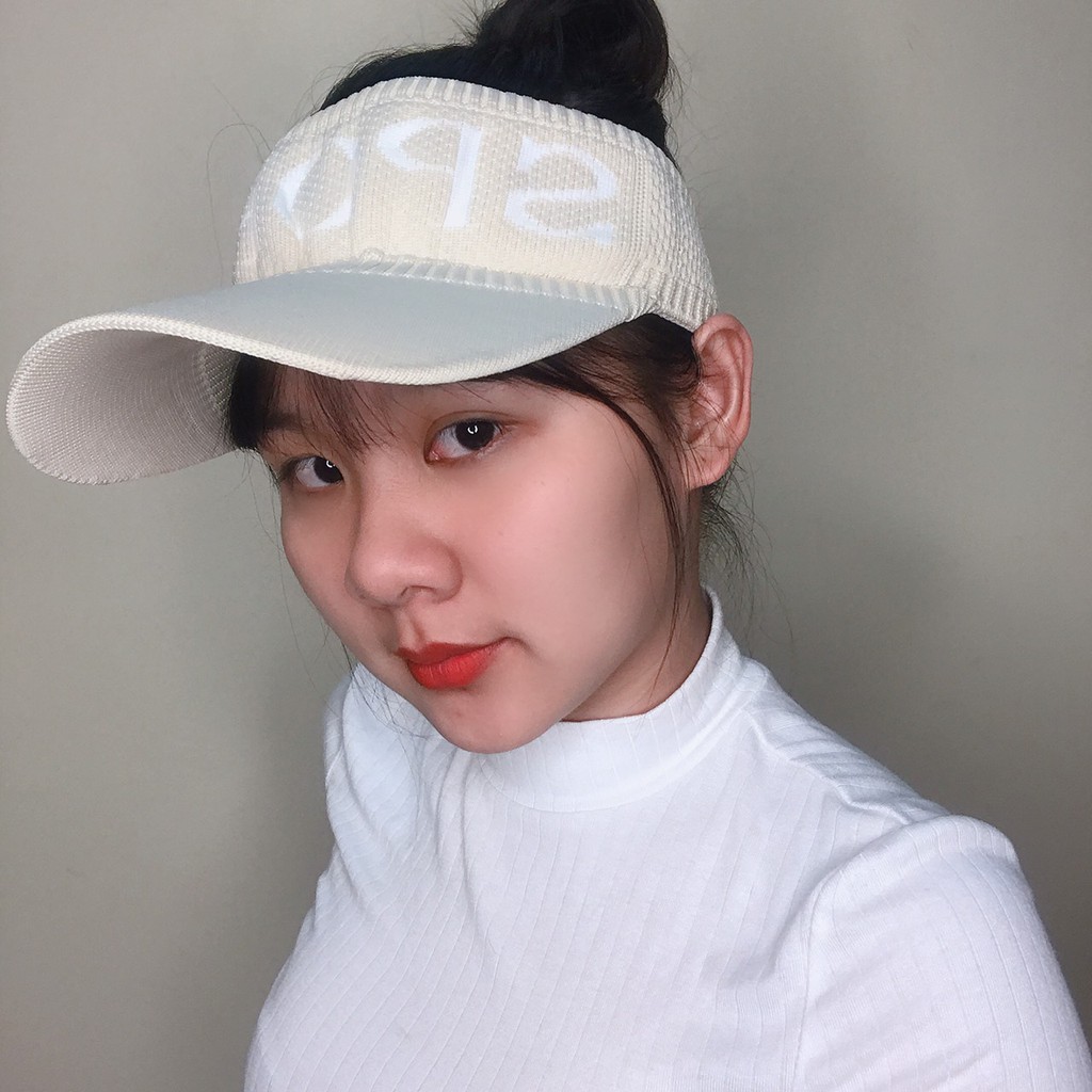[FREESHIP TỪ 50K] Nón, Mũ Kết Len Nửa Đầu Sport Dáng Thể Thao YENBEAUTY