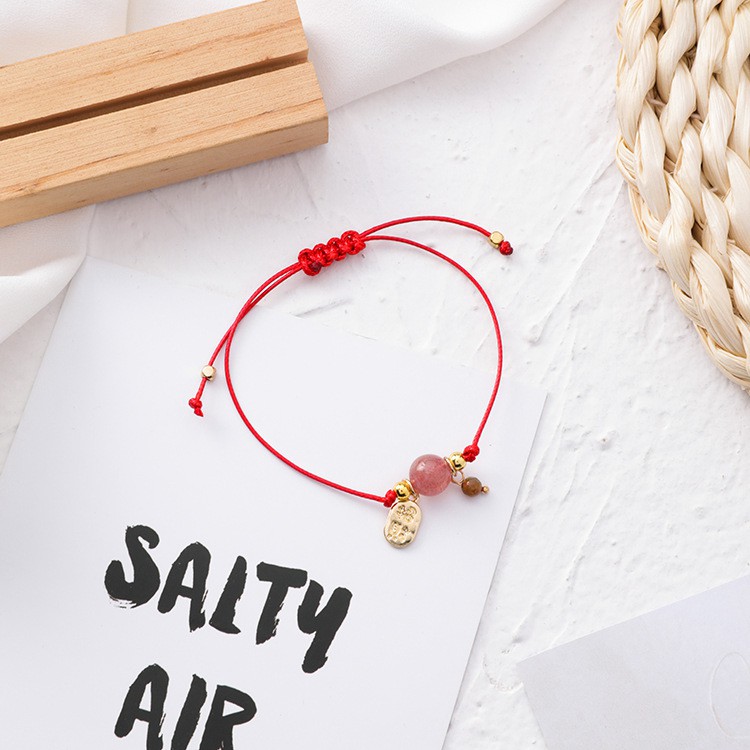 XiaoboACC Vòng Đeo Tay Bện Dây Phong Cách Thời Trang Hàn