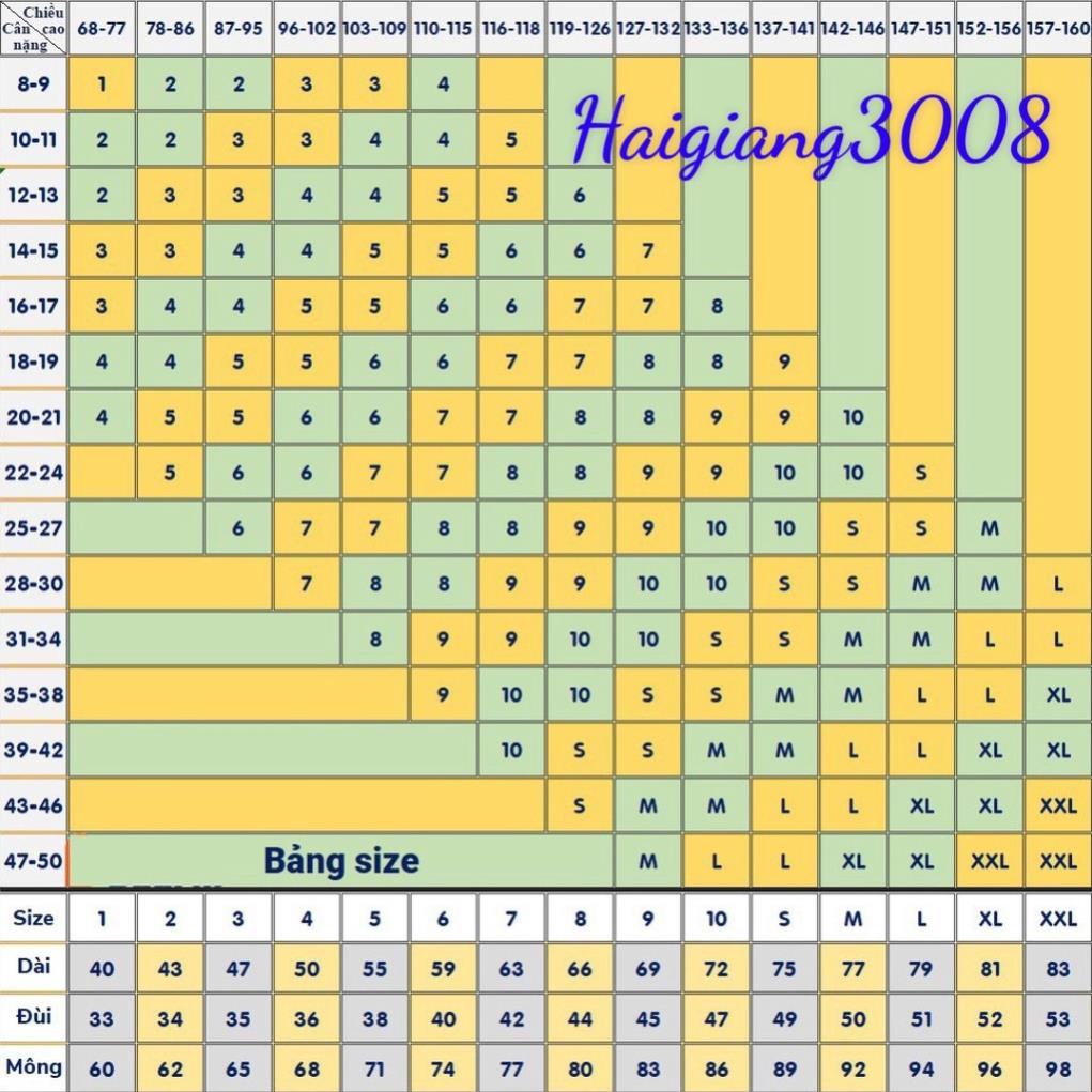 QUẦN THUN DÀI BÉ TRAI 8 - 30kg