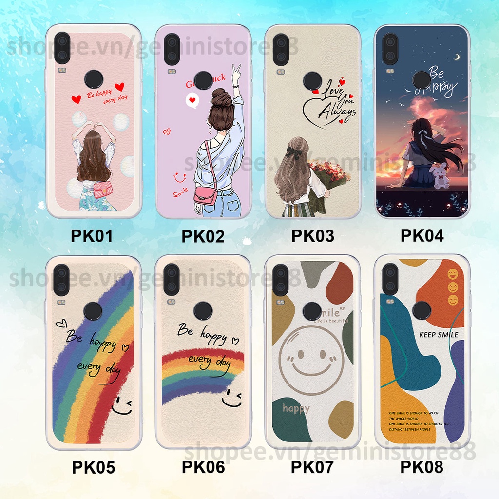 Ốp Vsmart Active 1 / Active 1 Plus / Active 1+ in hình cô gái be happy trẻ trung cá tính năng động