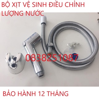 Vòi xịt vệ sinh thông minh có khóa cơ gạt mở điều chỉnh áp lực nước theo ý muốn
