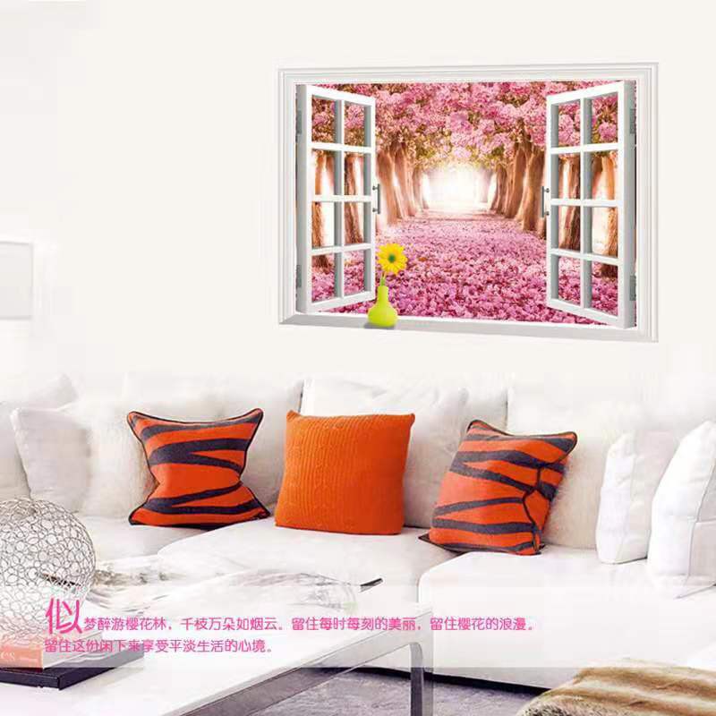 AY9234-Decal trang trí tường Hình cửa sổ-Giá Tốt mỗi ngày