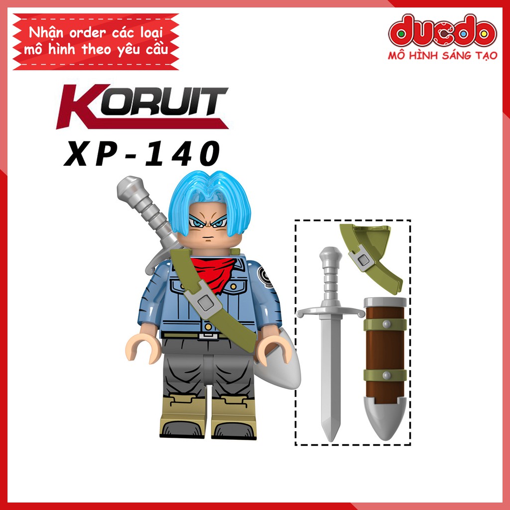 Minifigures Saiyan Trunks Torankusu Bảy viên ngọc rồng - Đồ chơi Lắp ghép Xếp hình Mô hình Mini Dragon Ball KT1020