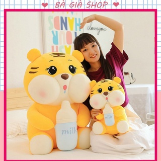 Gấu bông Hổ ôm bình sữa Cao Cấp 1 mét siêu to khổng lồ