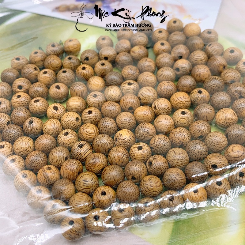 Set 100 Hạt Trầm Hương Đủ Size Tự Làm Vòng DIY MỘC KỲ PHONG - Bảo Hành Hương Thơm Trọn Đời