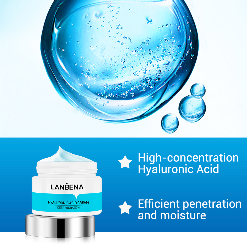 Kem Dưỡng Ẩm Cho Da Mặt Lanbena Với Thành Phần Axit Hyaluronic Hỗ Trợ Ngăn Da Lão Hóa Và Che Nếp Nhăn 50ml | BigBuy360 - bigbuy360.vn