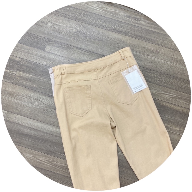 Quần bầu kaki - Quần baggy bầu túi ngang shop dambaukio (40-75kg)