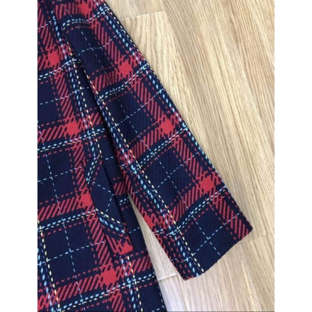 Áo khoác Mango caro thời trang