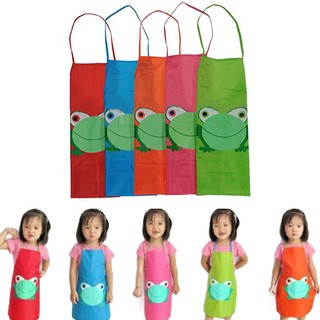 [Mã FASHIONFREE10 giảm 10K đơn 20K] Tạp dề chống thấm nước hoạ tiết hoạt hình cho bé