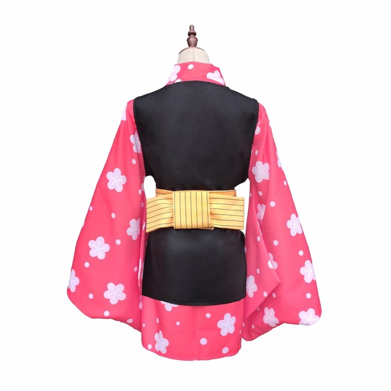 COSER KING Anime Demon Slayer Kimetsu no Yaiba Makomo kanao shinobu kochou nezuko Cosplay Costume Women Mens Kimono Hair