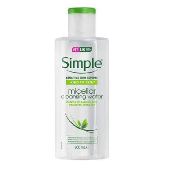 [SIÊU HOT] Nước Tẩy Trang Simple Micellar Cleansing Water 200ml