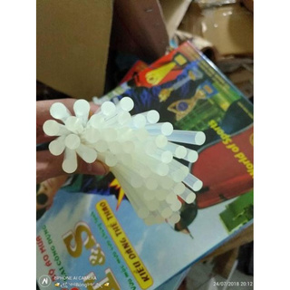 Sale 100 cây keo nến nhỏ 0,7cm*25cm,keo nến sillicon,keo nến bé