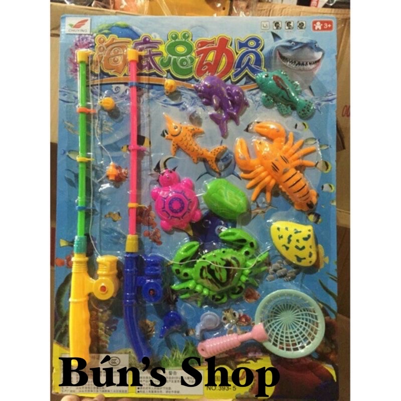 Bộ đồ chơi cần câu cá cho bé - Bún’s Shop