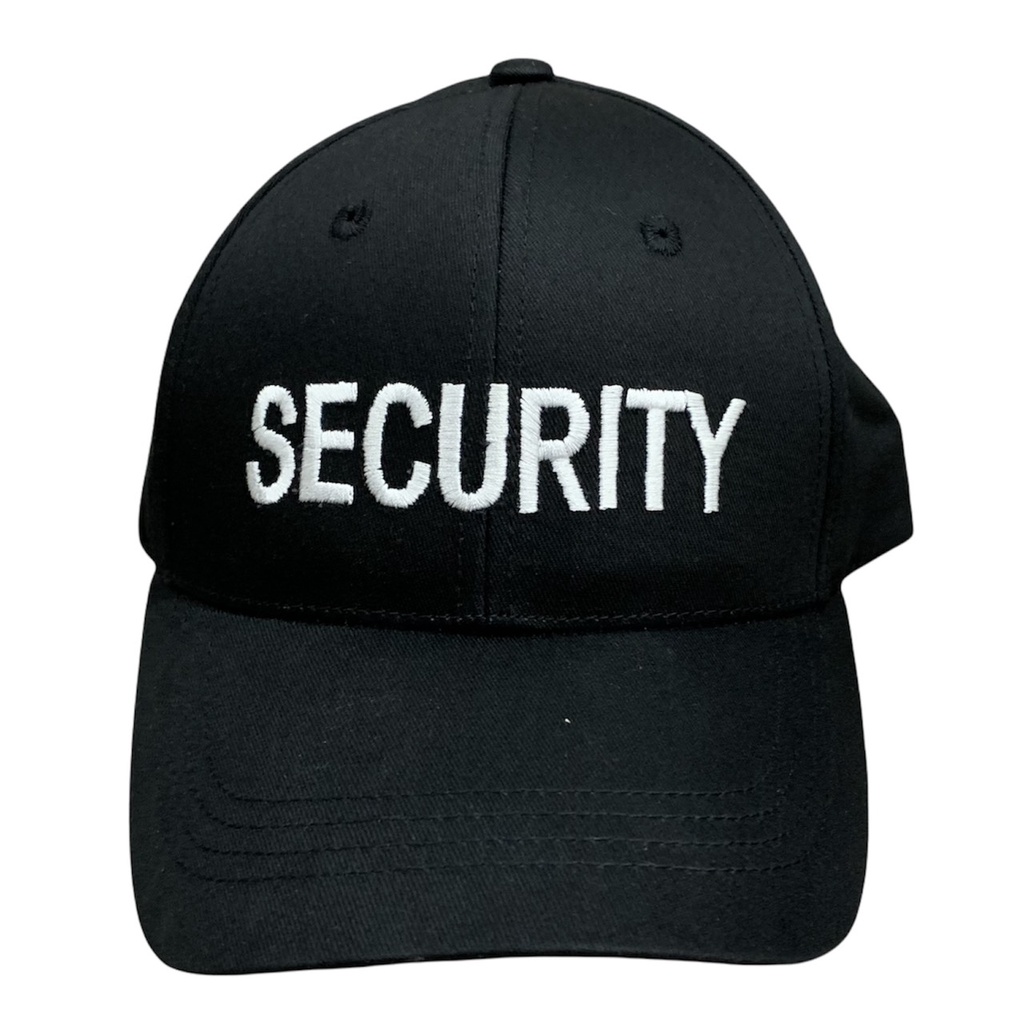 Nón kết thời trang màu đen thêu logo SECURITY kiểu dáng đẹp- Hình thật