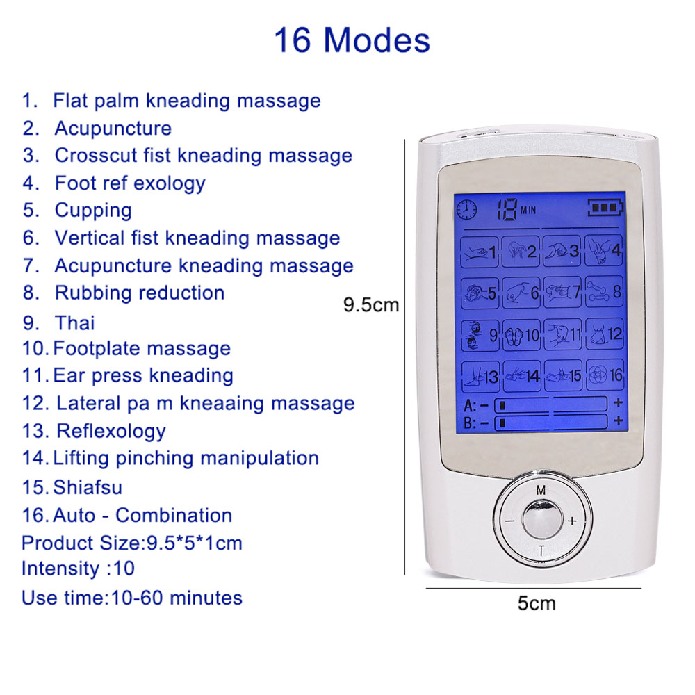 TENS Machine 28-Mode TENS Unit Digital Therapy Machine Body Massager Massage Device Physiotherapy Dropshipping