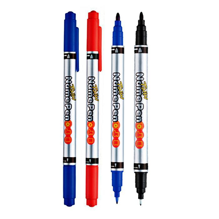 Bút lông dầu 2 đầu Monami Twin Name Pen