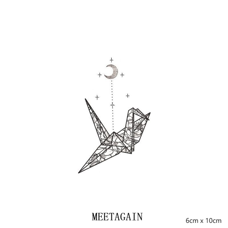 Hình xăm dán tạm thời chống nước 6cm x 10cm kéo dài 15 ngày M-012