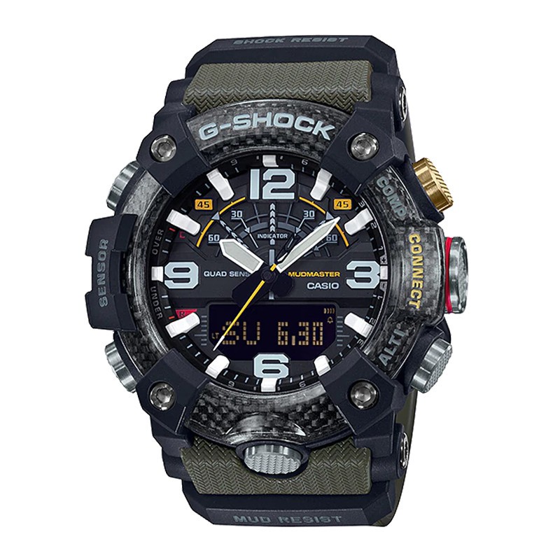 Đồng Hồ Casio Nam Dây Nhựa GSHOCK GG-B100-1A3DR Chính Hãng