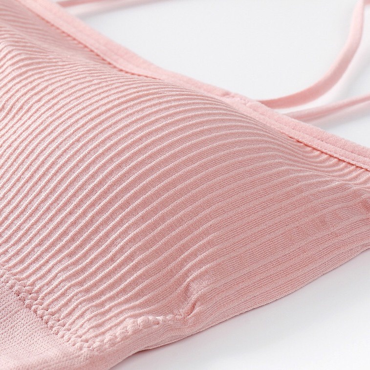 Áo Lót Bra Quây Hai Dây Chất Cotton Co Giãn Mặc Cực Mát Thoải Mái Áo Tập Gym Yoga Loại 1 Mainia Shop