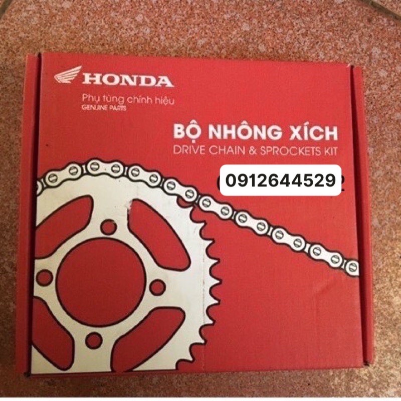 Bộ nhông xích xe honda zin ( xe Dream, rsx...)