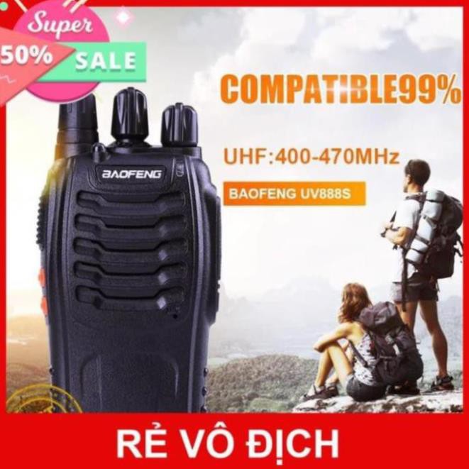 Bộ 2 Bộ Đàm Liên Lạc Baofeng 888S Có 15 Băng Tần