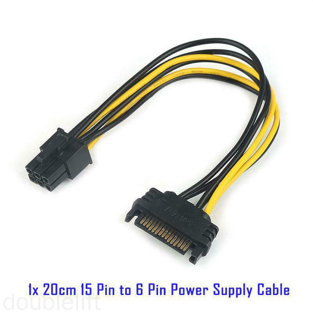 PCI-E Riser Board 1X to 16X Extender 6-pin Adapter Card PCI-E GPU Extender Board Computer Accessory doublelift store