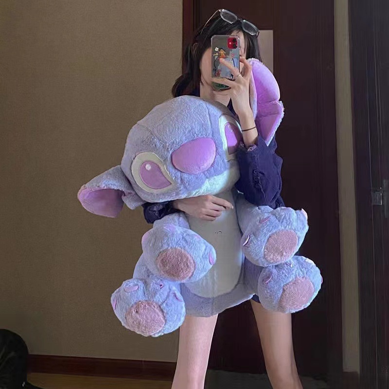 Búp Bê Nhồi Bông Hình Stitch Màu Tím 30CM 40CM 60CM Làm Quà Tặng Cho Bạn Gái  Bạn Gái Bạn Gái