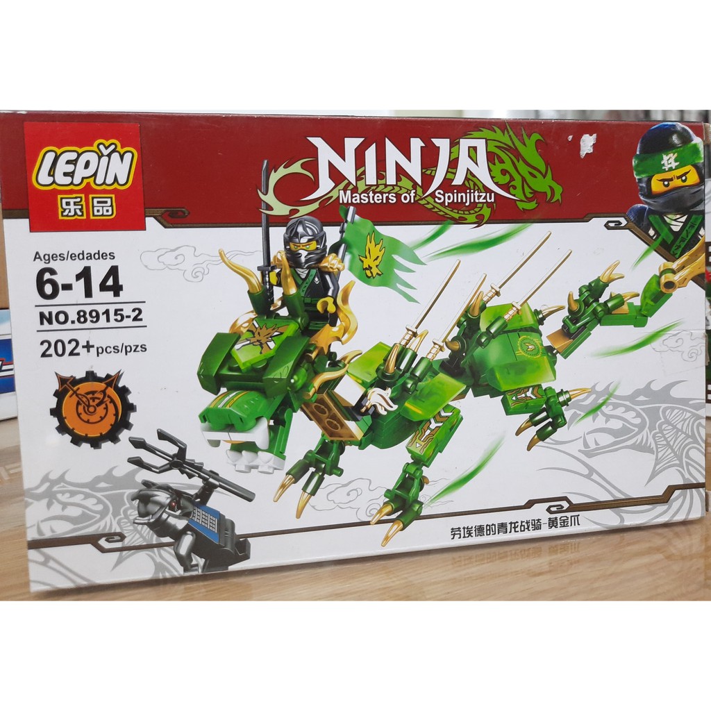 Lego Ninjago 2 trong 1, Rồng Thần biến hình Robot Cao Cấp Bản GIỚI HẠN LEPIN