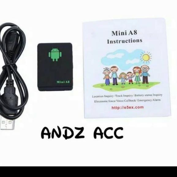 Mới Thiết Bị Định Vị Mini A8 Gps / Gprs / Gsm Thông Minh Kj4..