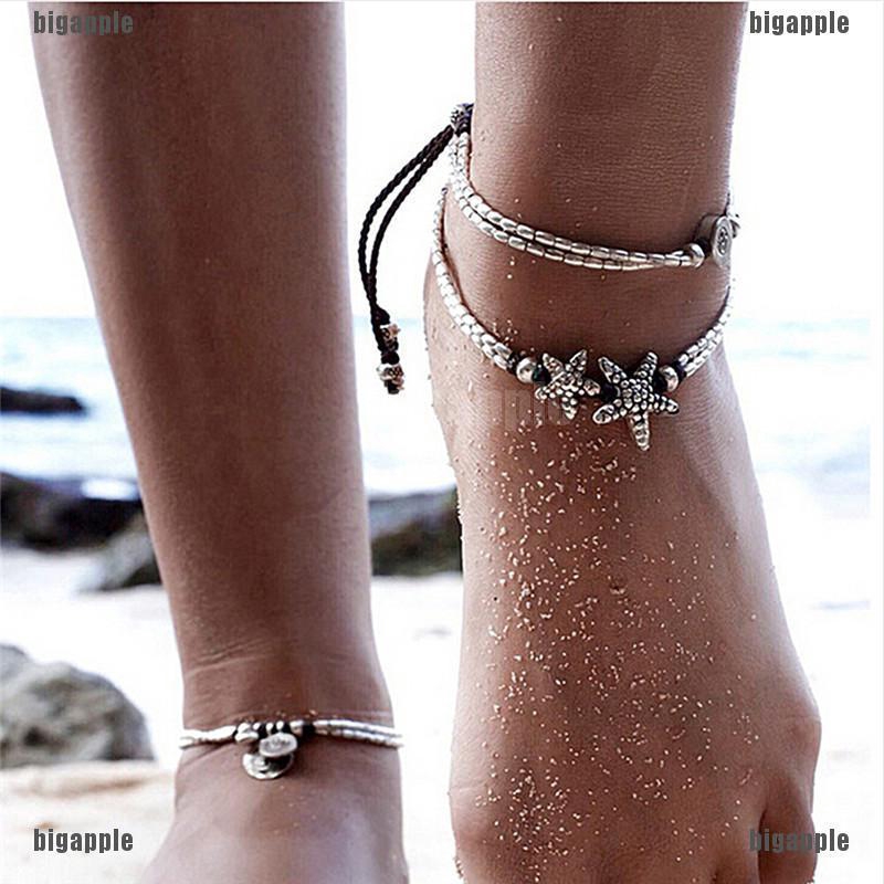 Vòng đeo chân kiểu dáng vintage phong cách boho thời trang cho nữ | BigBuy360 - bigbuy360.vn
