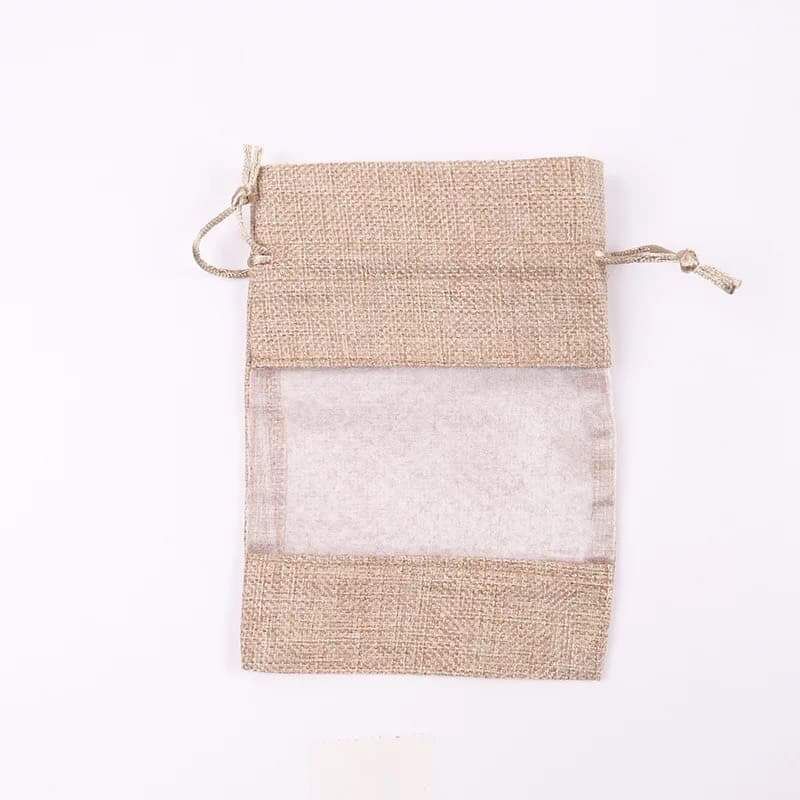 túi vải bố nhiều màu (xanh, xám...) size 10x12