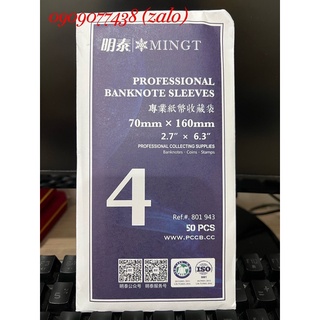 Phơi Nilon bảo quản Tiền Giấy size số 4 chính hãng Mingt - PCCB