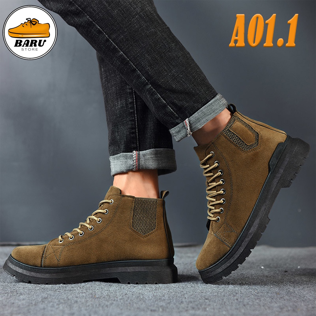 Giày nam Sneakers Cổ Cao