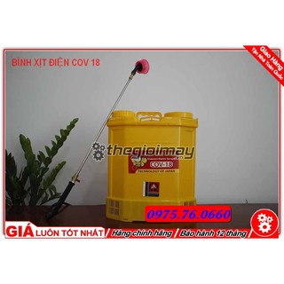 MÁY PHUN THUỐC DIỆT CÔN TRÙNG, BÌNH XỊT ĐIỆN 18L, BÌNH XỊT CON ONG VÀNG COV18