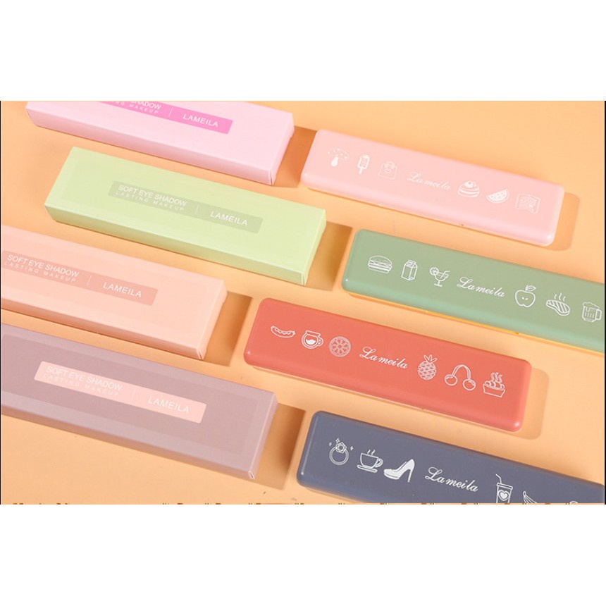Phấn Mắt 8 ô soft eye Lameila Style Rượu Tây Kèm Nhũ Auth Nội Địa sỉ Kang | BigBuy360 - bigbuy360.vn
